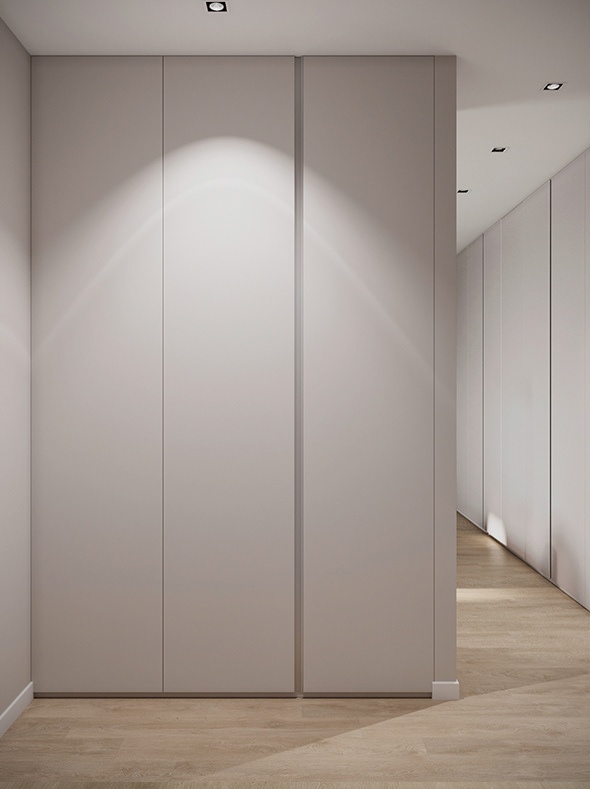 108㎡灰色系住宅设计-1