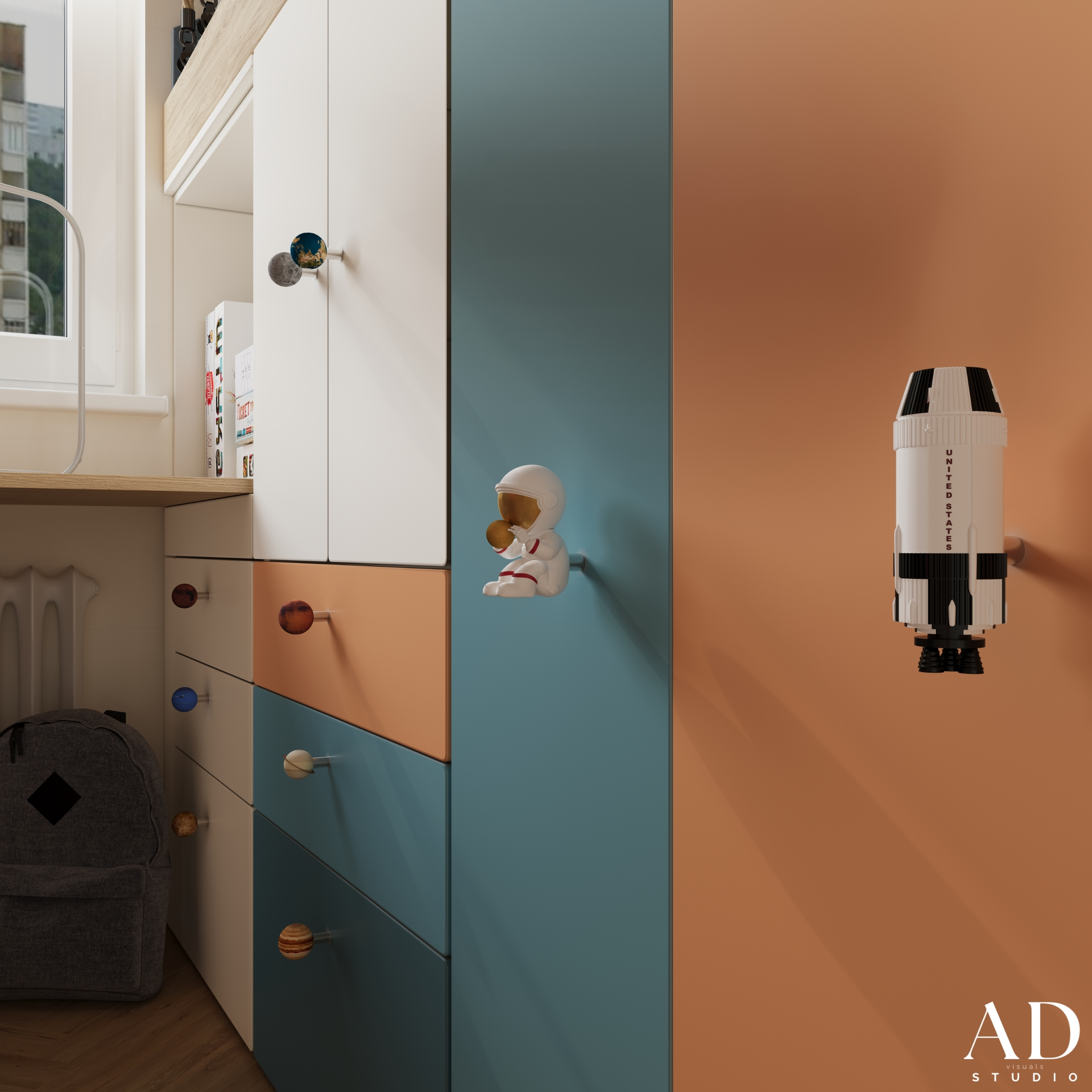 8.25 m² Boy’s Room — Space-Themed Inspired-16