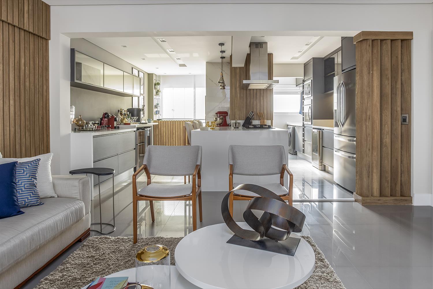 巴西 Tatuapé公寓 | 融合室外景观的现代住宅设计-6