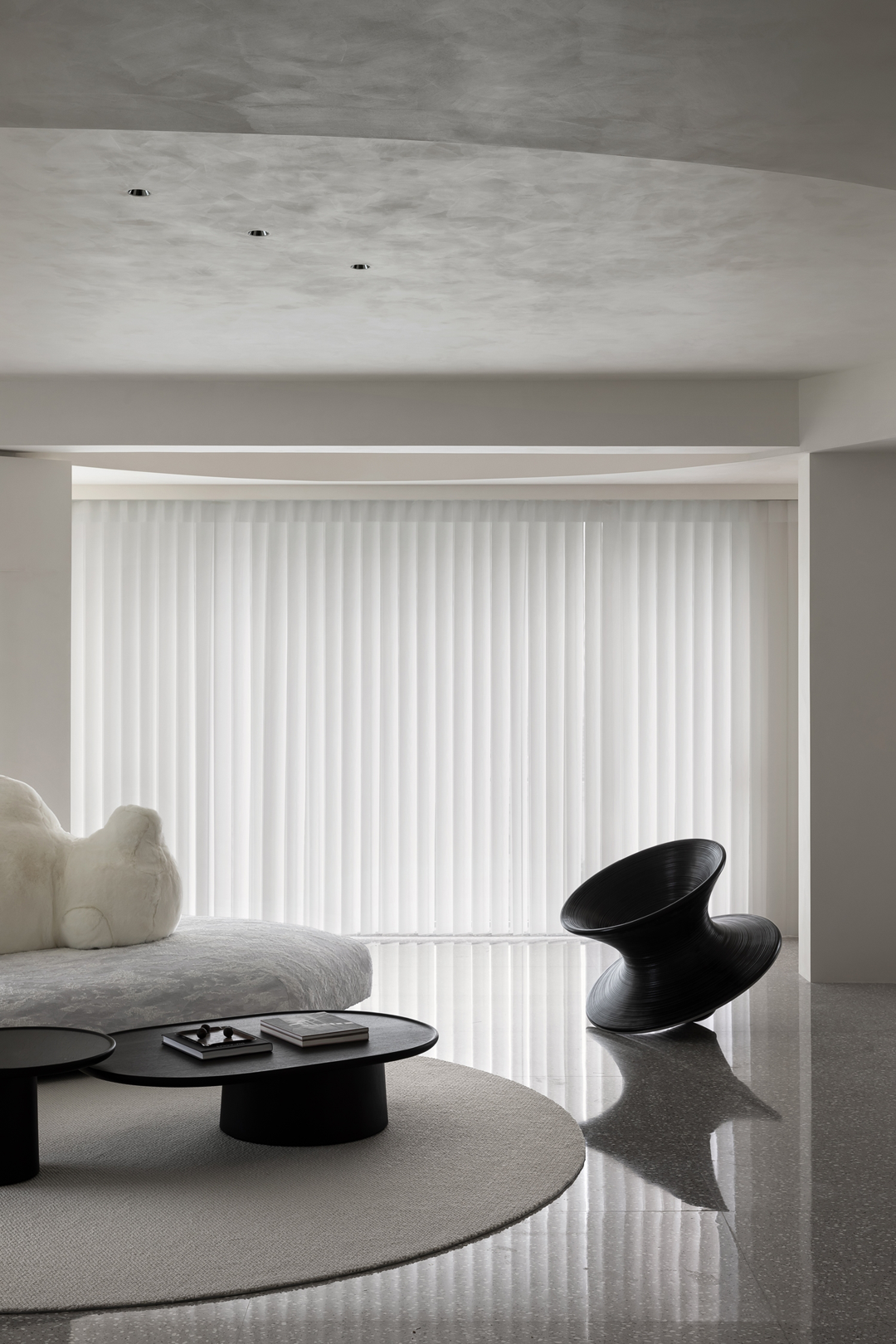 380㎡极简大平层丨辰佑设计,颜青软装-17