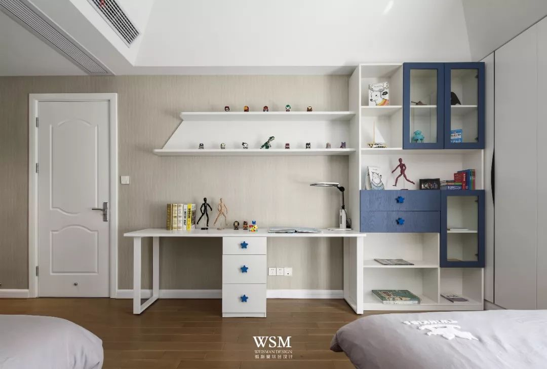 质感生活，和谐空间——苏州瑞景国际灰色调全案设计-46