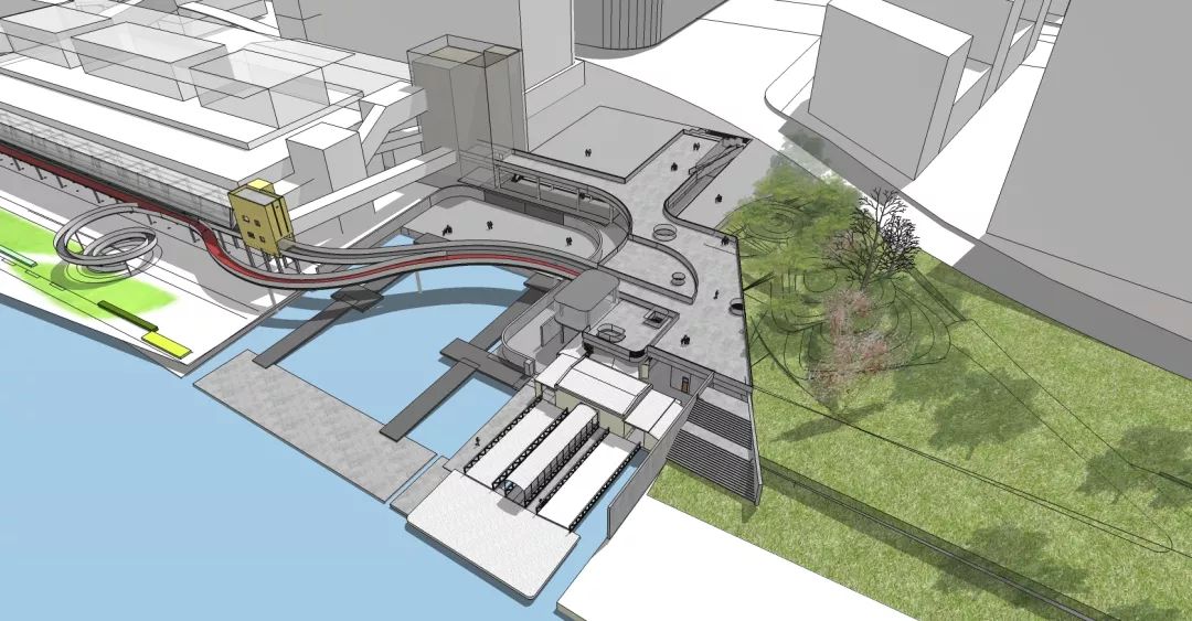 民生轮渡站 | 重构城市肌理的滨水交通枢纽-121