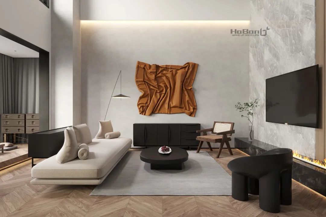 光大广场现代家居，极简与自然的完美融合-7