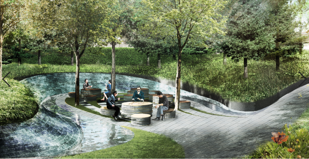 中国铁建西派浣花 | 行云流水书法景观的现代演绎-86