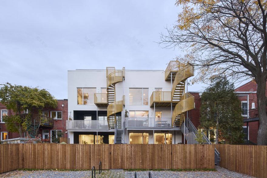 Le LouisHébert Housing 现代遗产建筑设计丨加拿大蒙特利尔丨NatureHumaine-11