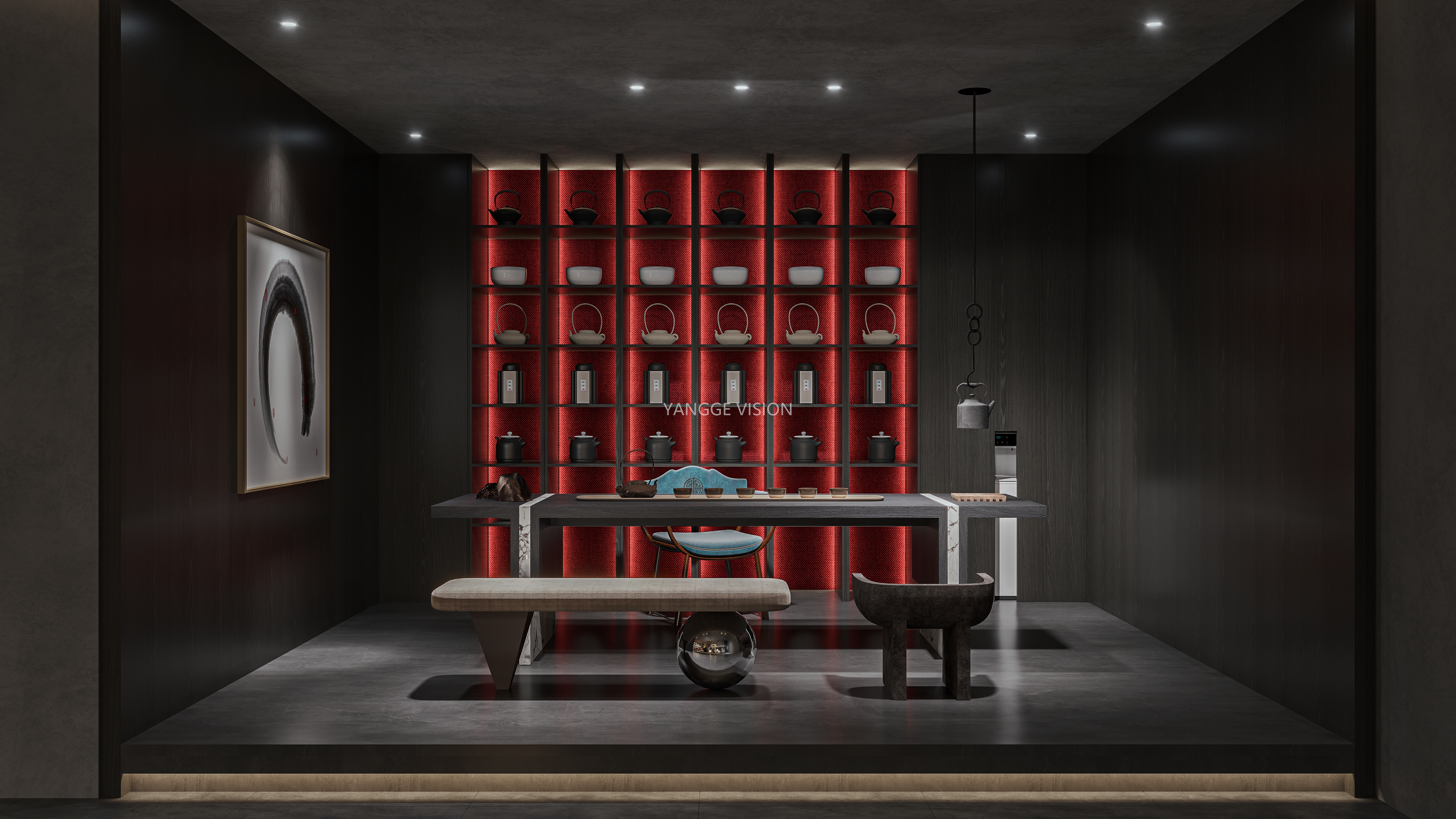 现代简约家具展厅设计-14