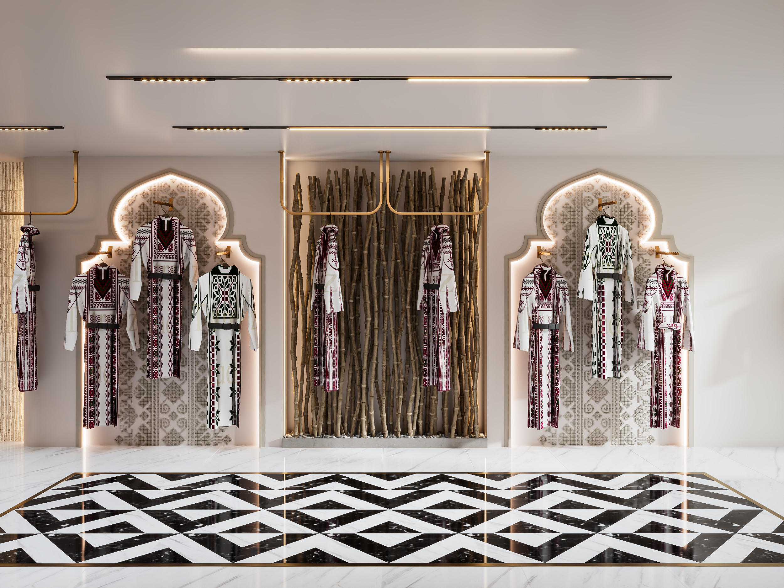 传统服装店设计丨SARA ALNAIM-4