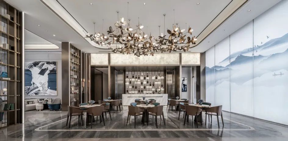 半城山色半城湖，春江紫宸营销中心演绎自然美学-8