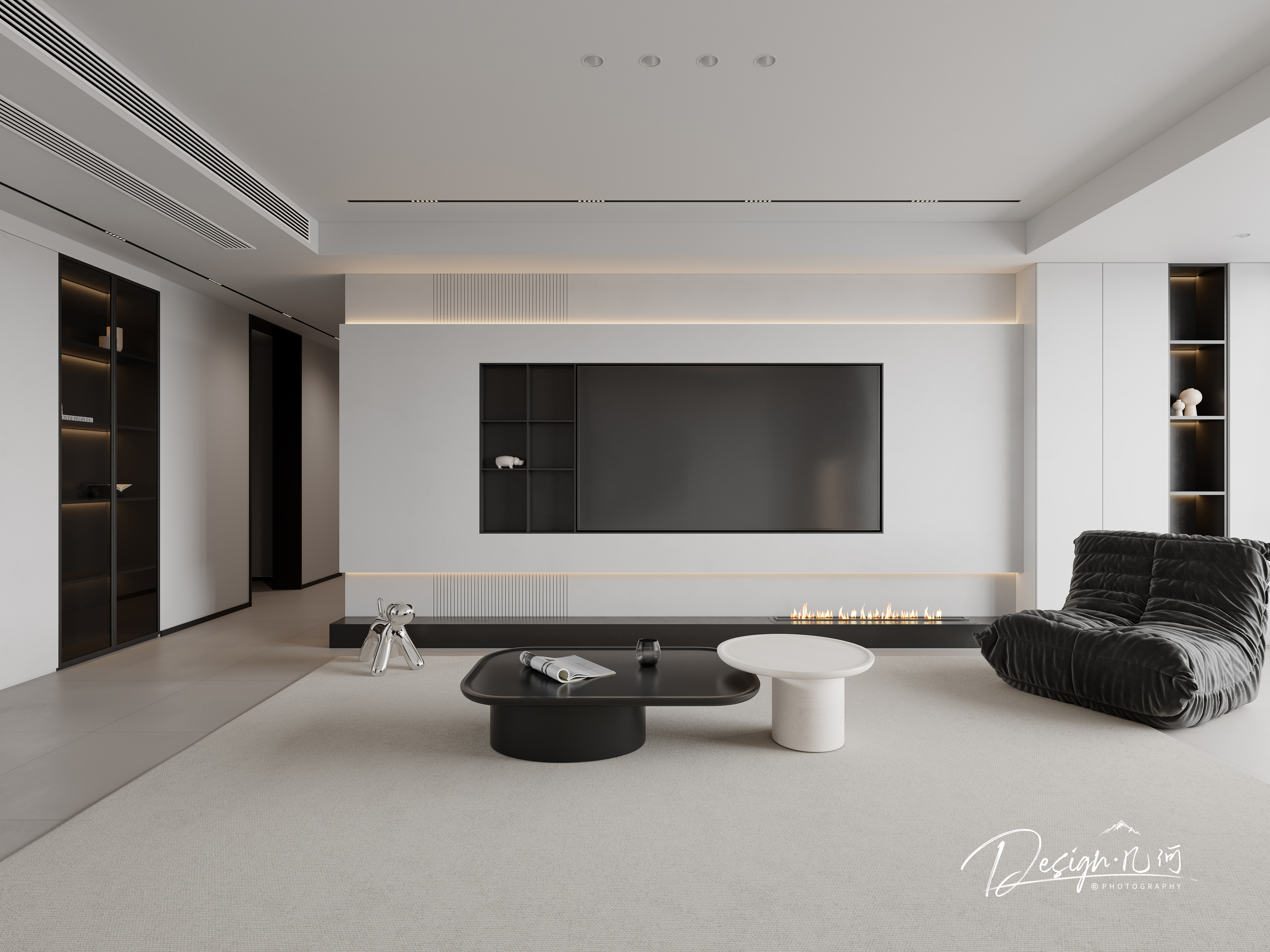 几何视觉表现黑白灰-15