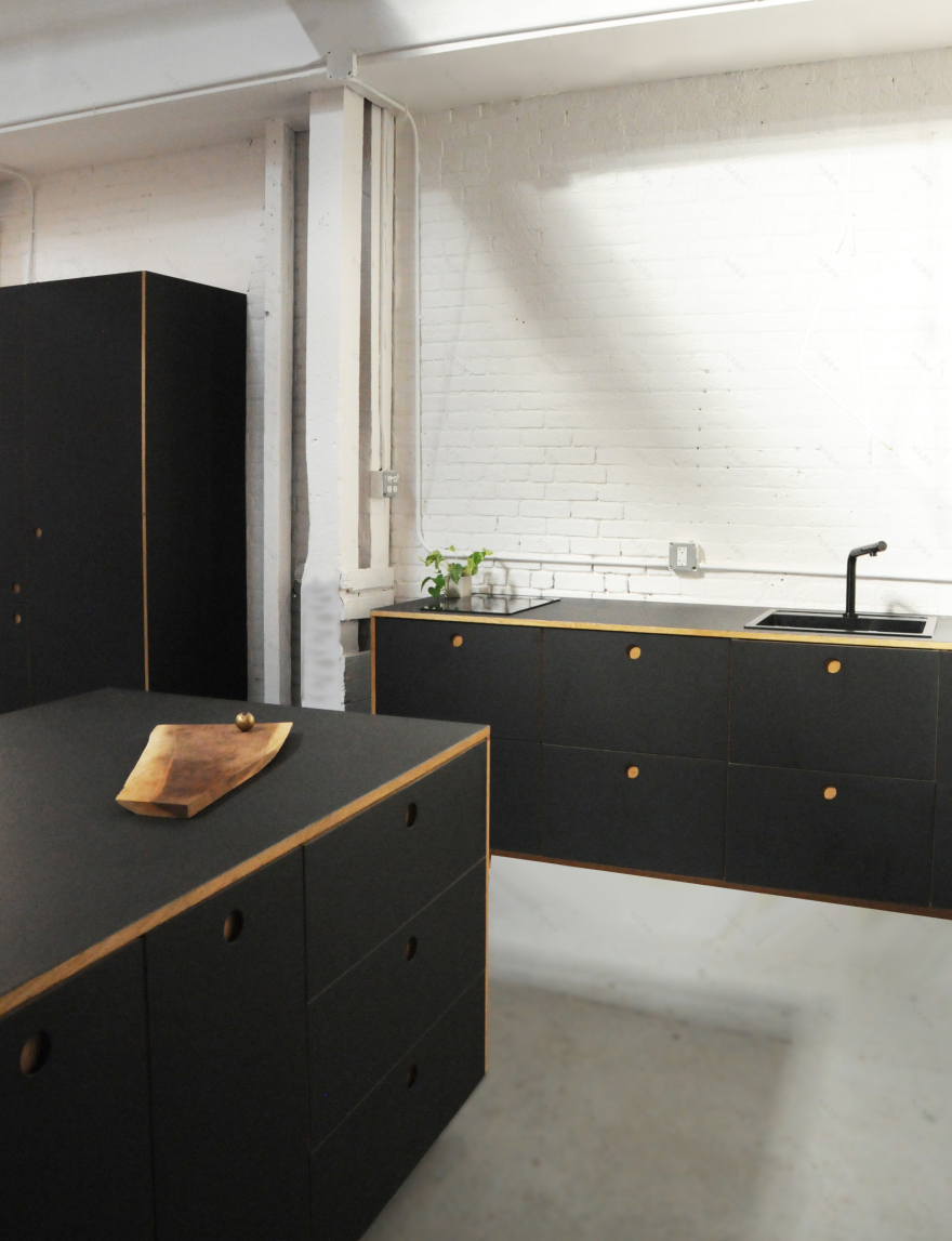 纽约百年仓库变身木艺画廊——Madera Showroom / Cooler Gallery-21