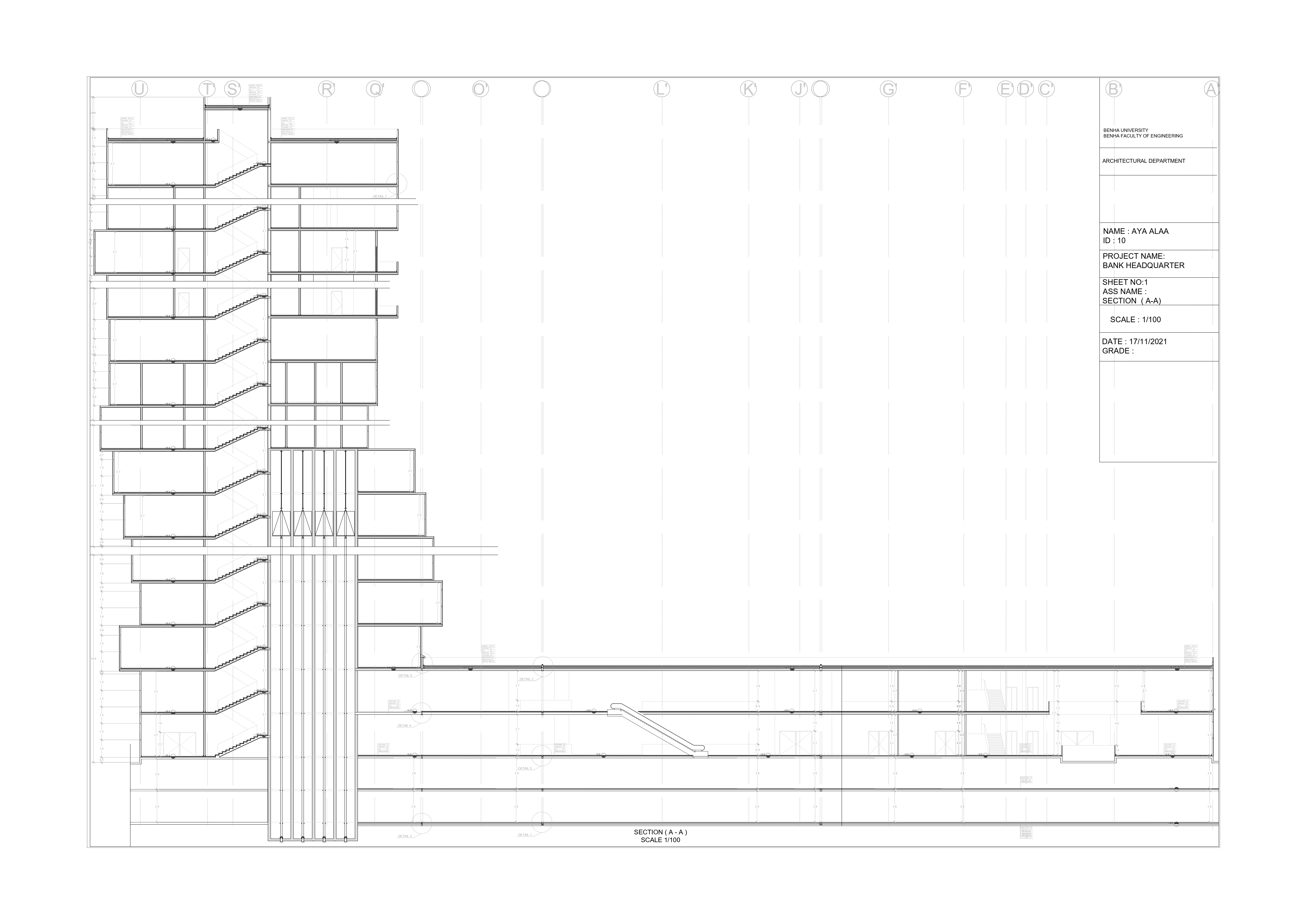 Bank Headquarter - working drawing-15