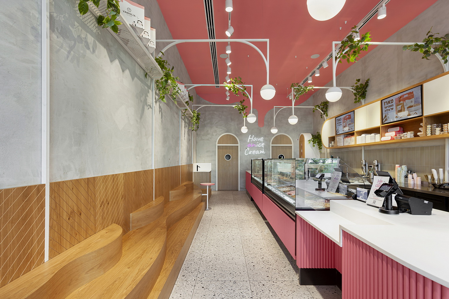 vaniglia raanana 冰淇淋店设计丨Dana Shaked-13