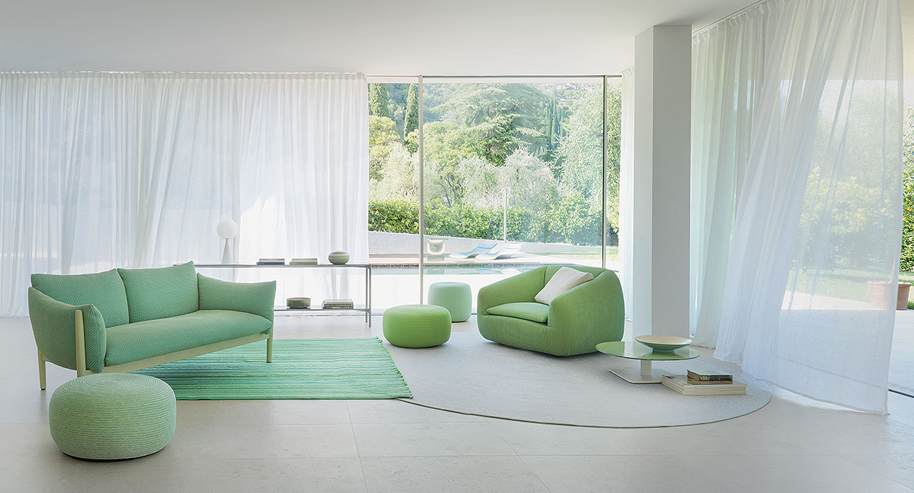 Tappeto Navajo con frange sui lati corti - Paola Lenti-1