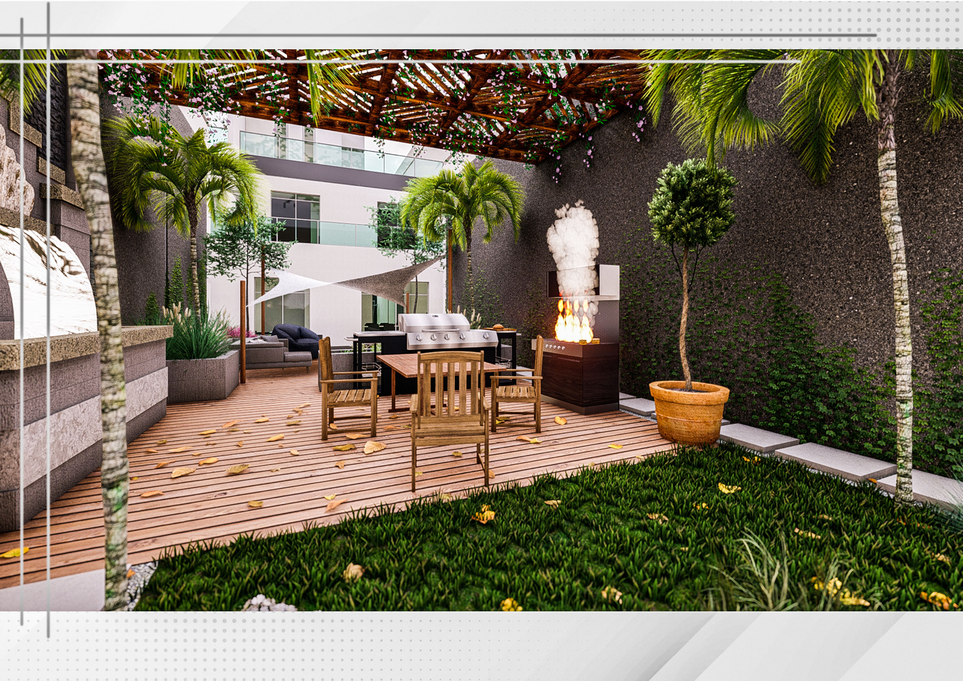 沙特阿拉伯现代别墅花园设计丨沙特阿拉伯-11