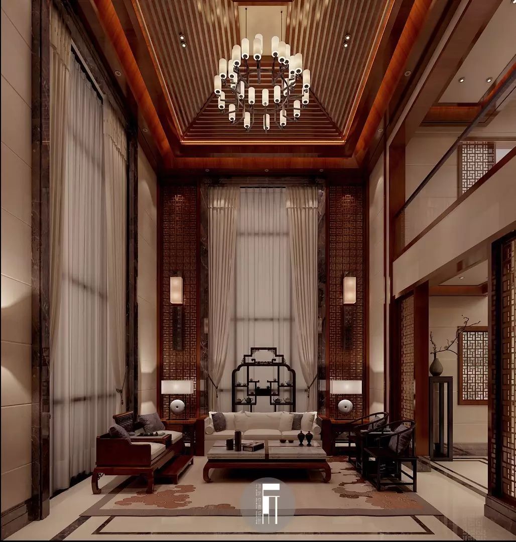 新中式别墅设计——河源忠信庄生别墅-14