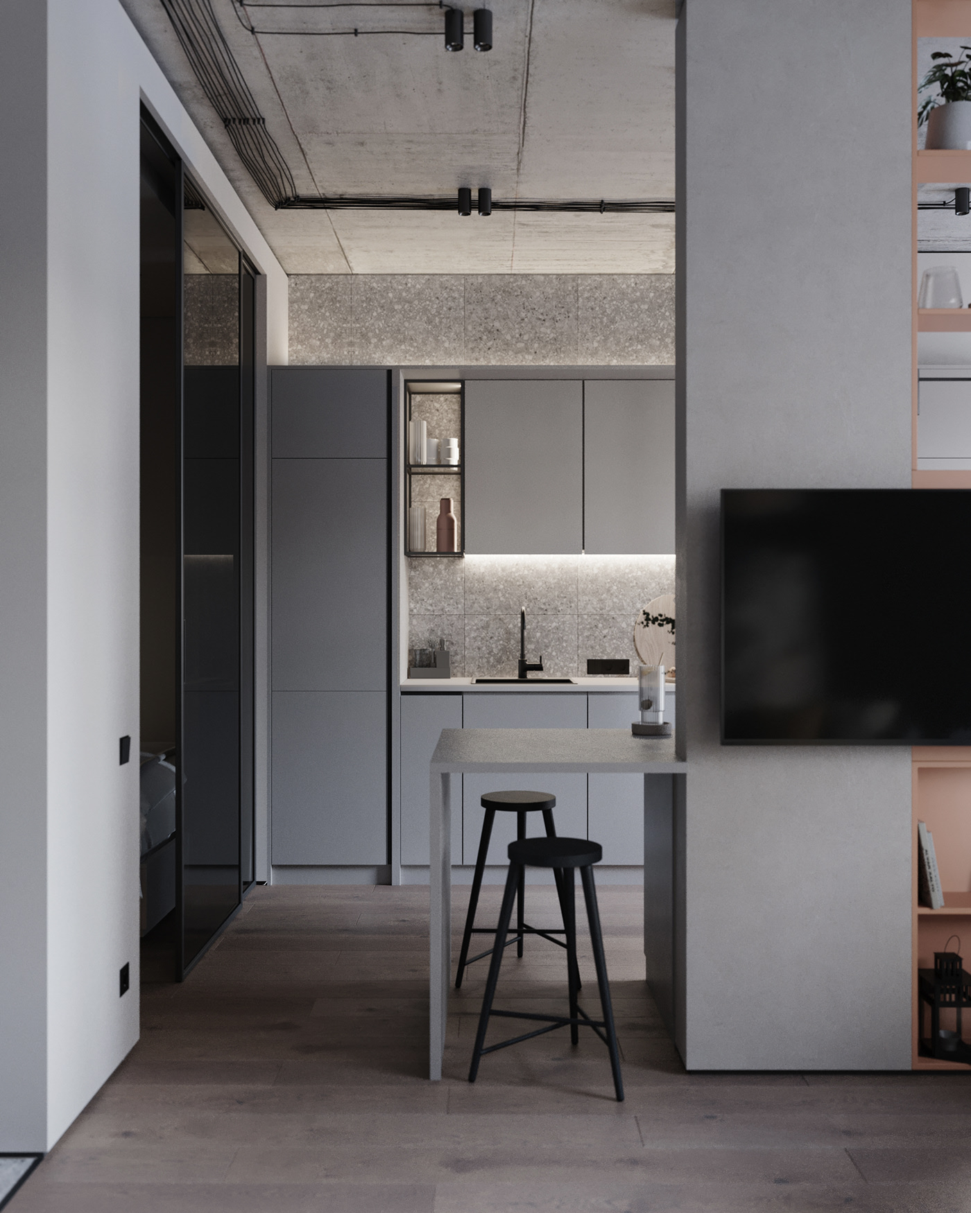 47㎡小空间公寓设计-8