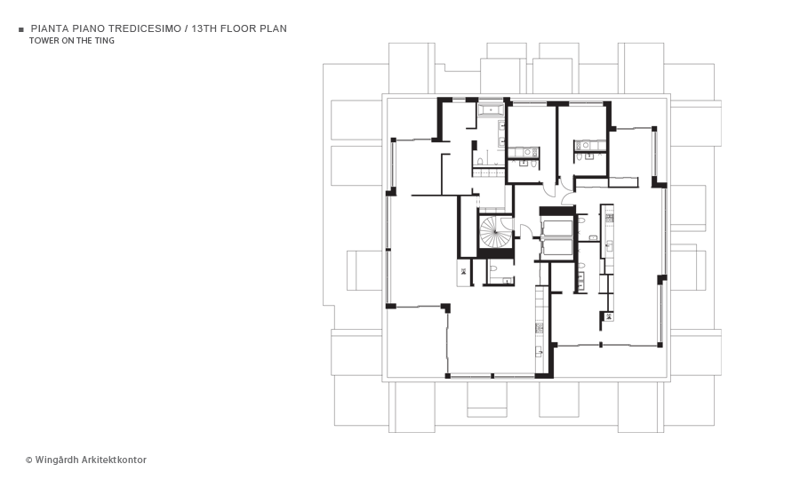 惊艳改造 | 瑞典老法院变身高颜值公寓楼-29
