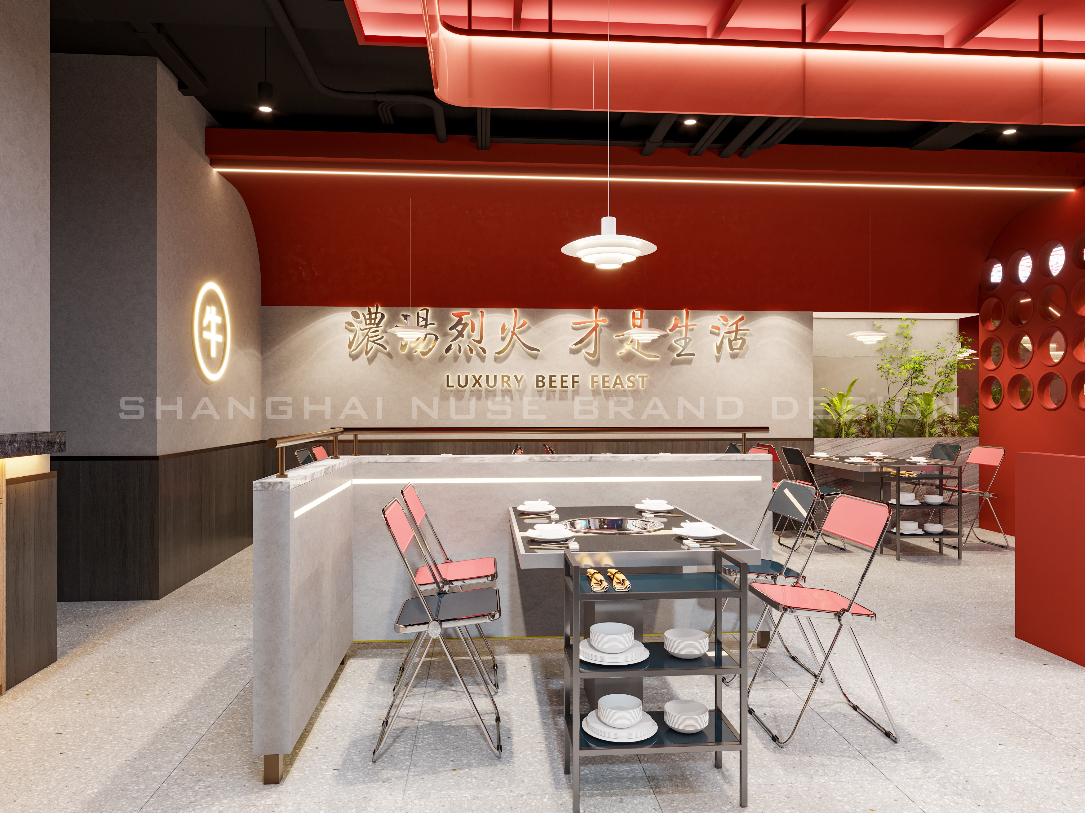 “老餐饮”变身潮酷国潮馆丨木村空间设计有限公司-26