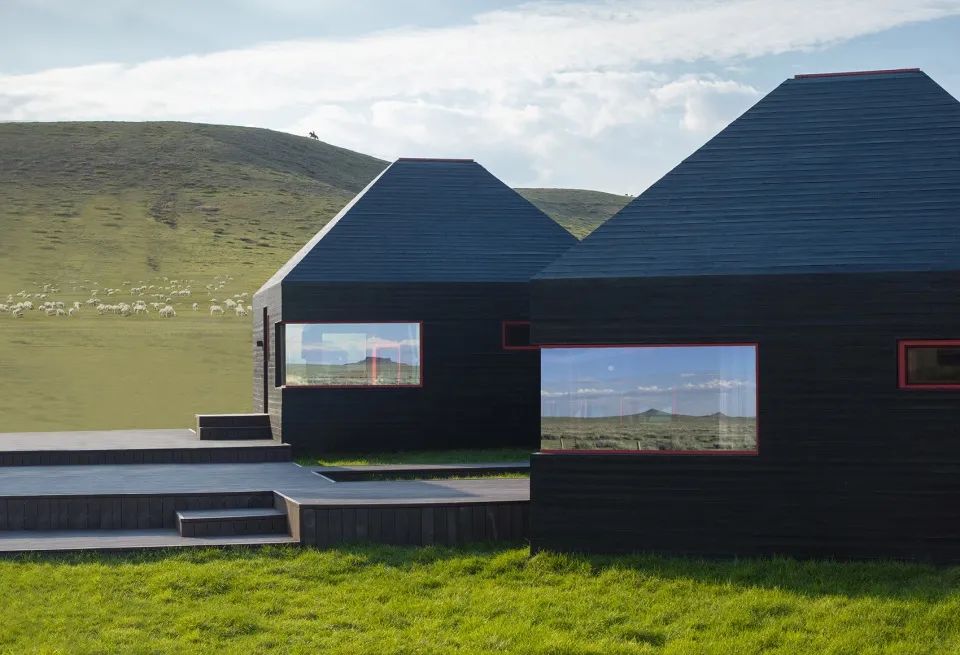 阁尔建筑｜杆式蒙古包体系——乌兰哈达火山無热宇宙草原新宿-11