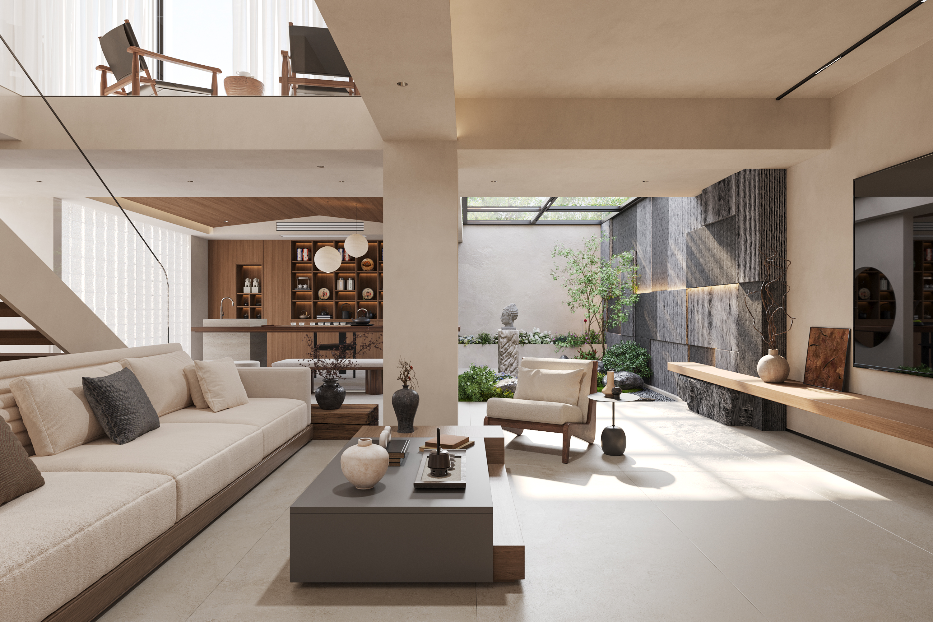 自然主义住宅:原木肌理里的松弛感美学-14