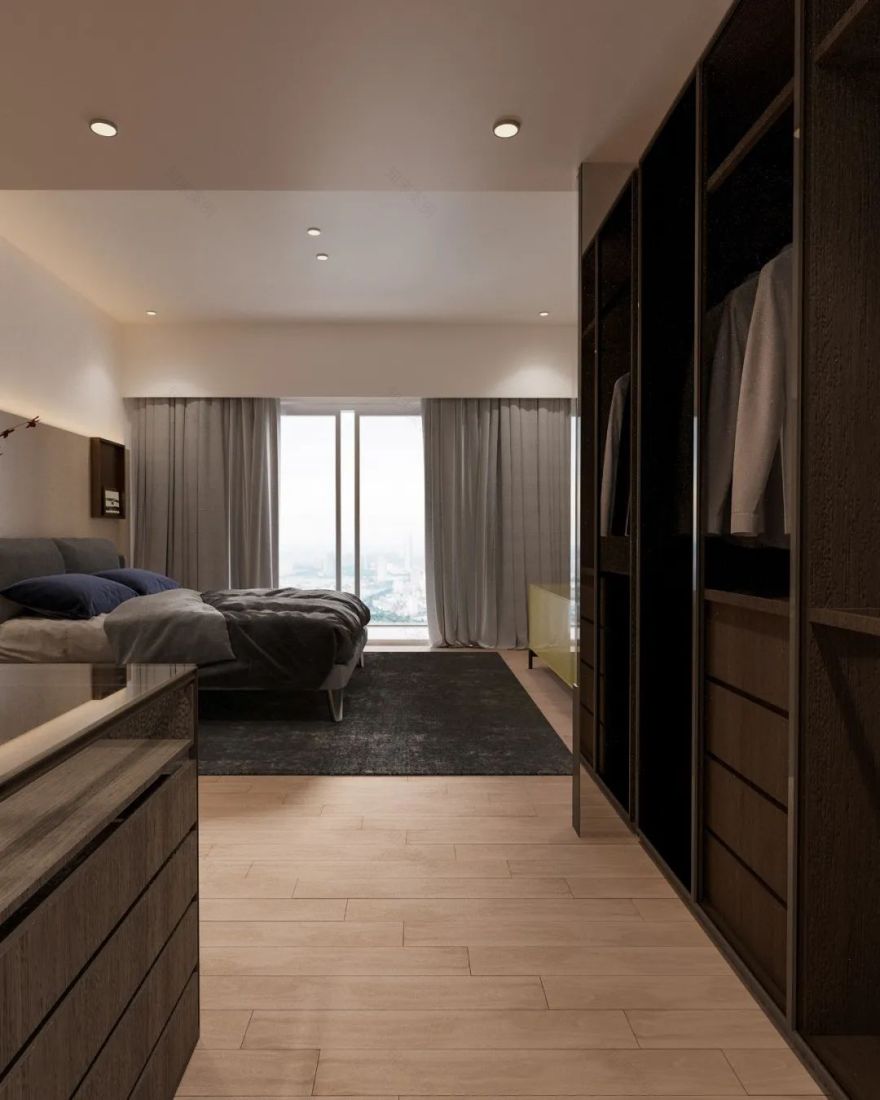 都会主义的空间叙述新技 – 顶层复式公寓室内改造丨中国上海丨上海境物建筑设计咨询有限公司-28