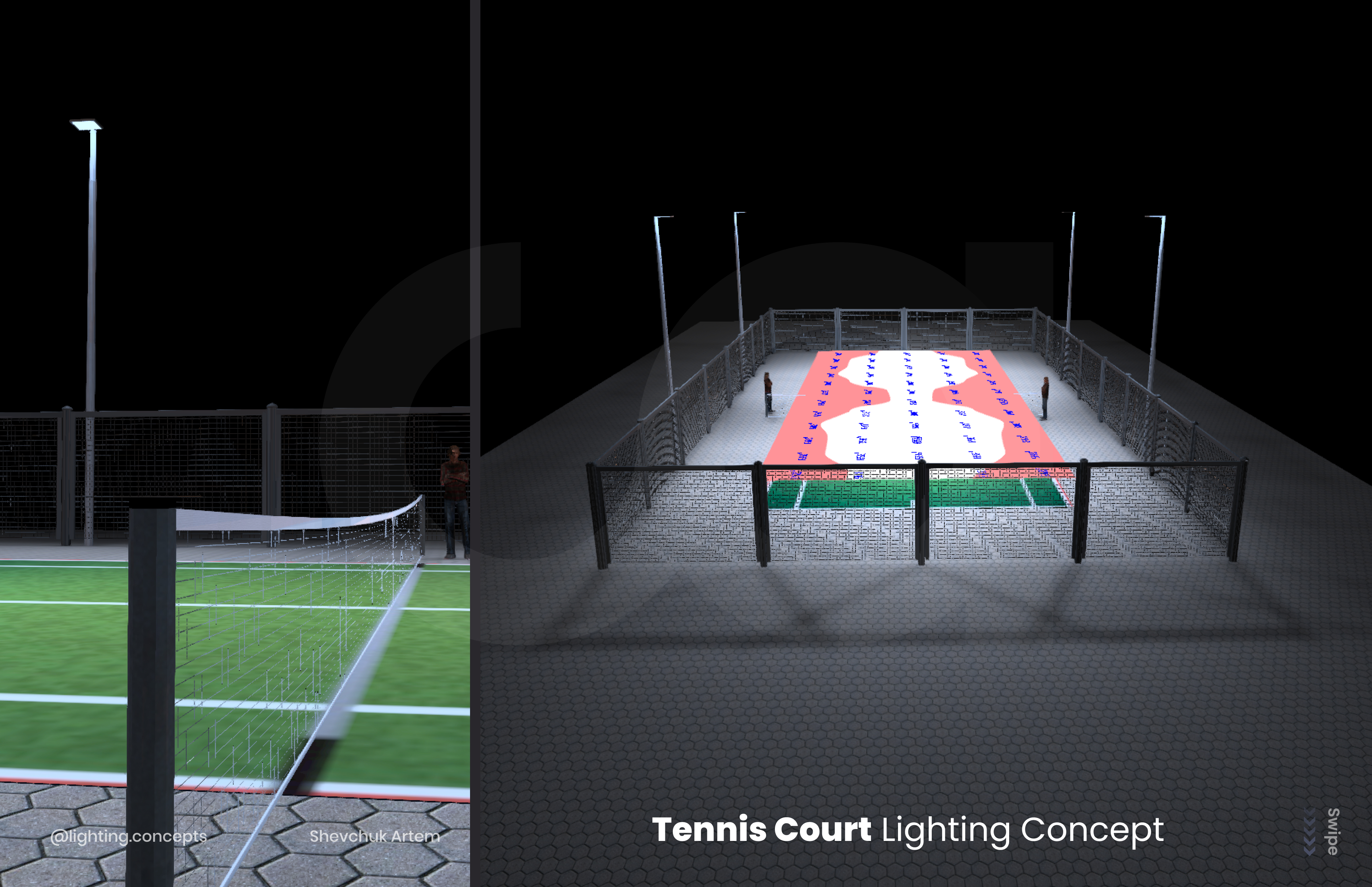 Tennis Court Lighting Concept-3