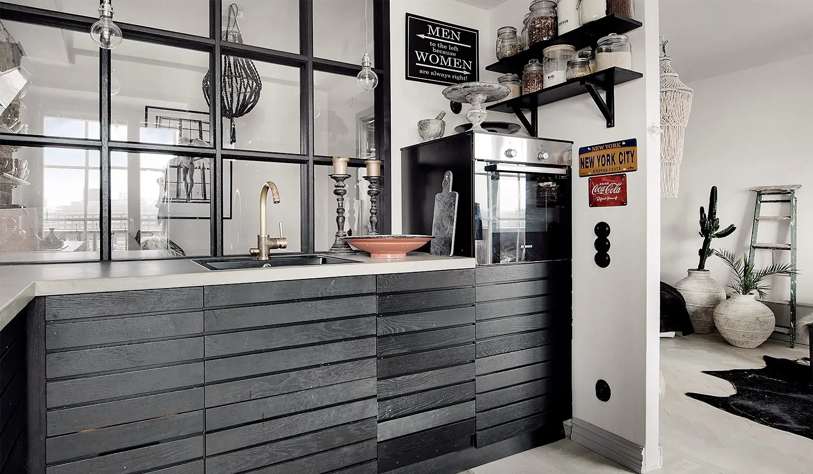 北欧公寓的南国情调——46 平米民族风设计-5