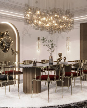 New classic kitchen and dining