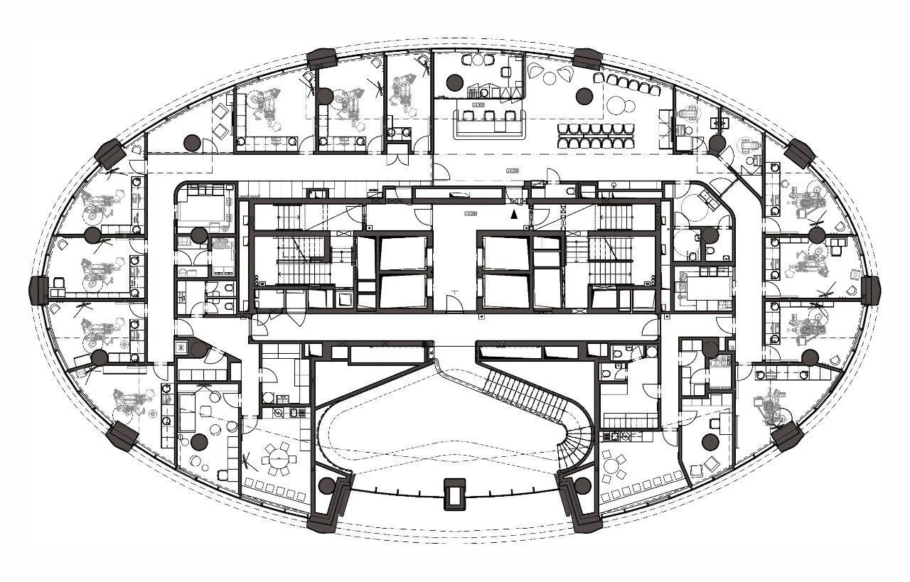 Tatra banka 入口大厅改造丨斯洛伐克布拉迪斯拉发丨AT26 architects-43