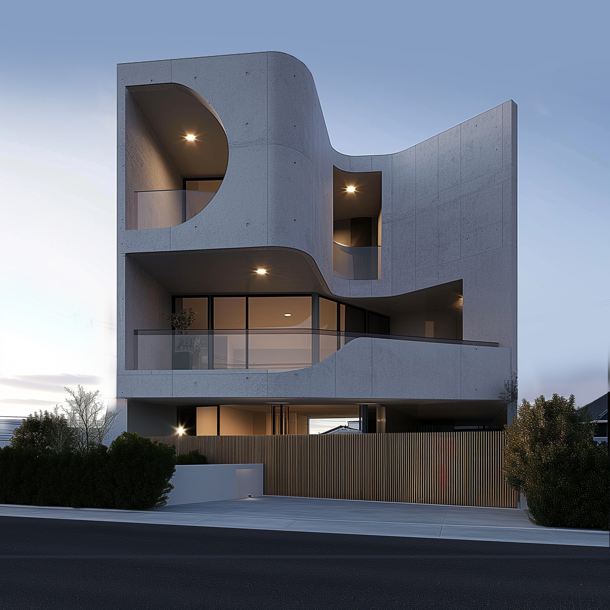 混凝土 S 屋丨越南丨Vo Huu Linh Architects-1