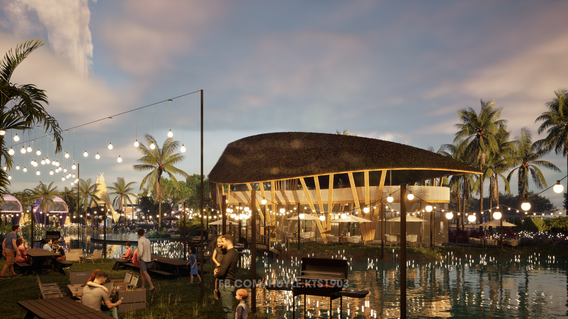 HT 度假村与露营地景观建筑设计丨越南-16