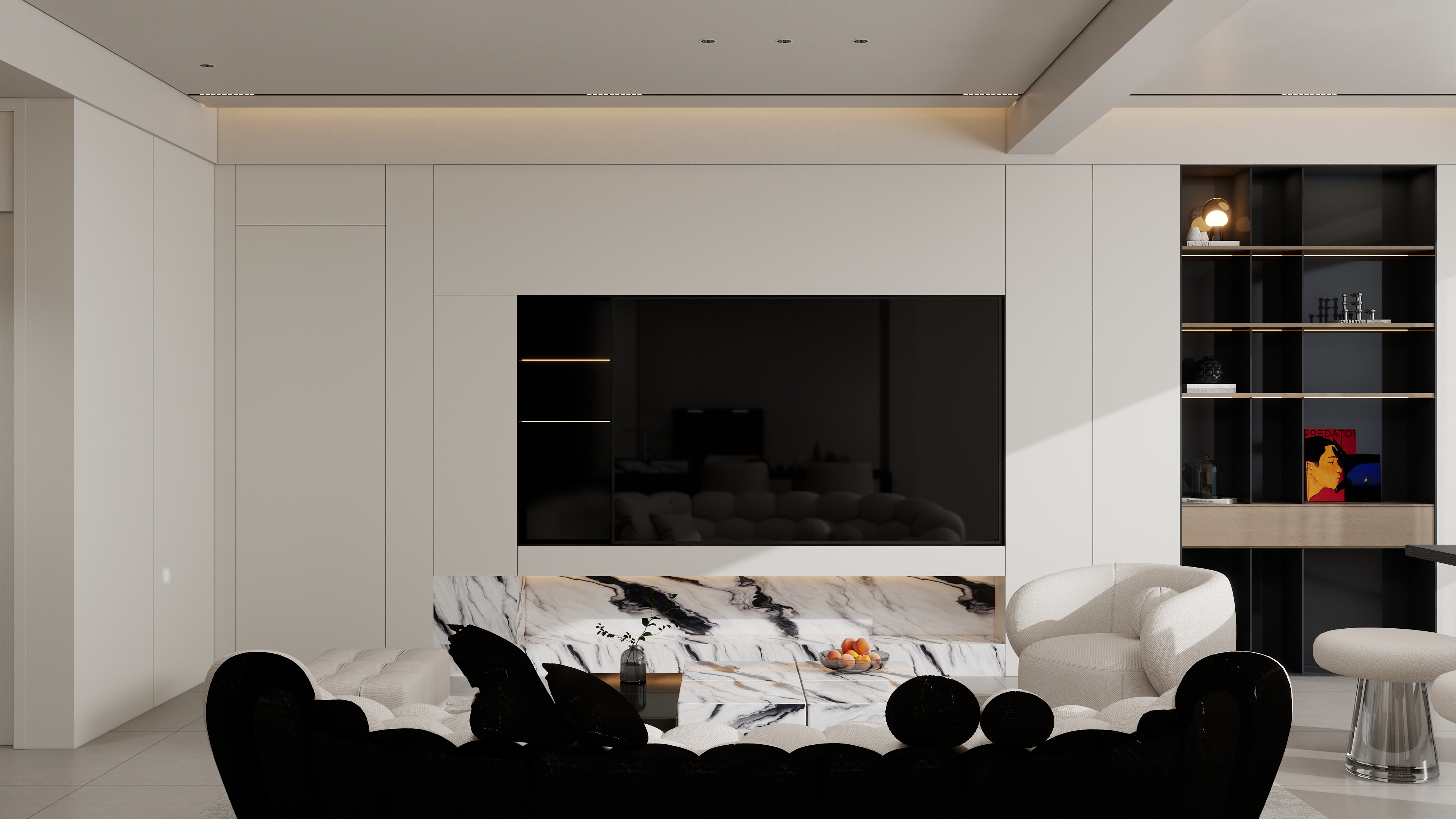 广州市大平层现代极简风-12