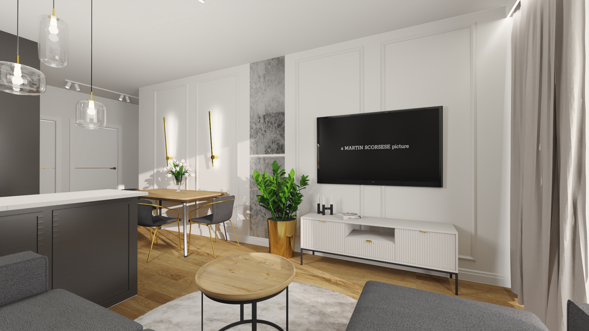 Apartment 51 m2 (Deer Design)-4