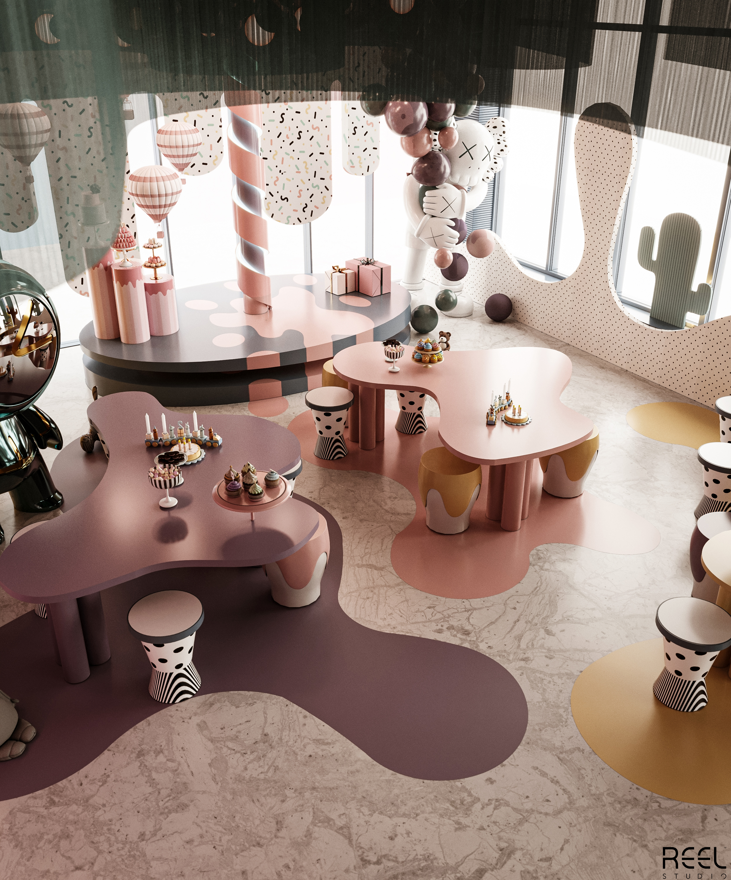 生日派对区室内设计丨沙特阿拉伯-9