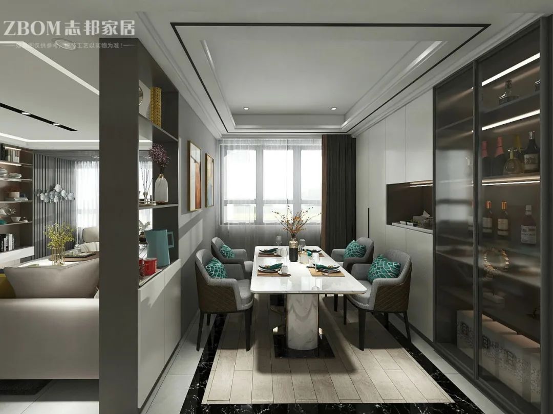 四川泸州 105㎡现代轻奢两居室,黑白灰中的小家大味道!-34