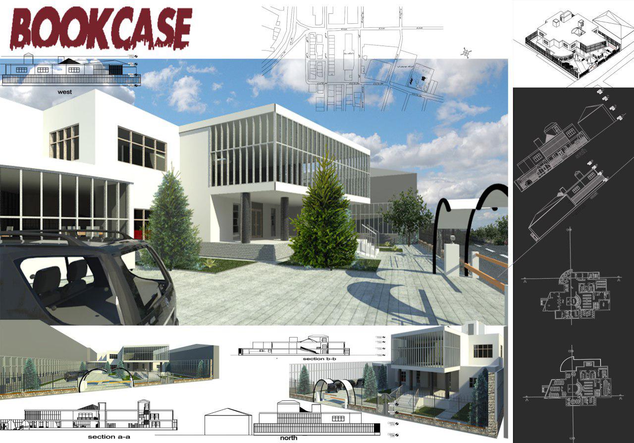 完整咖啡馆图书馆项目丨建筑98团队-9