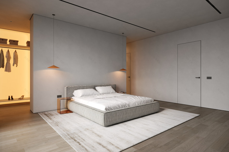 橙色色调卧室-12