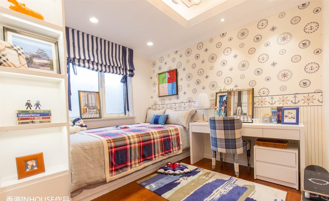 
INHOUSE设计：鑫江桂花园样板间软装 -23