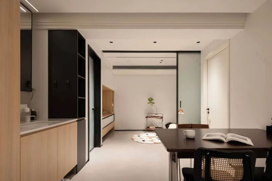 假设实景|《墨煦间》66m²逆袭改造,绽放三代同堂“小而美”的丰盛生活-0