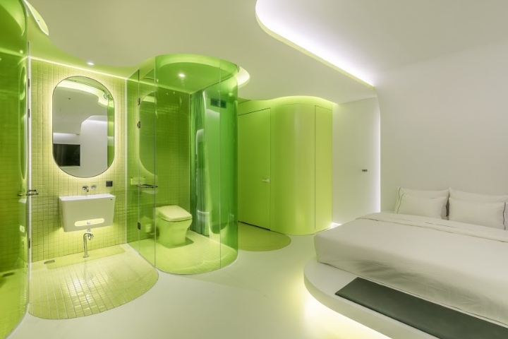 首尔 Lime Flavor boutique 酒店套房——绿色泡泡的灵动空间-0
