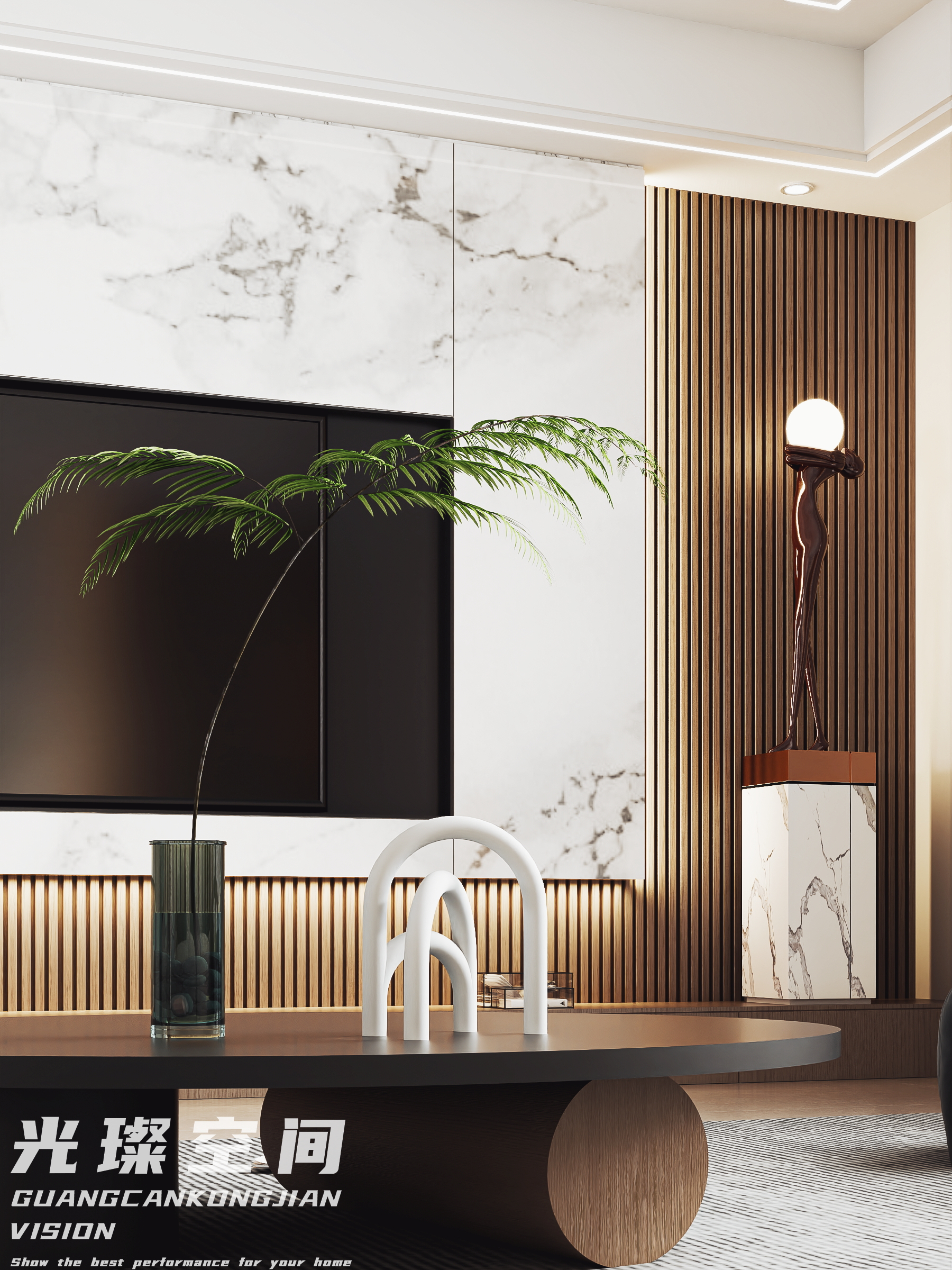 光璨空间 · 现代轻奢客餐厅-10