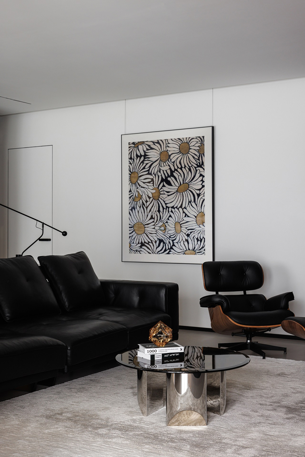 私宅设计:黑白之间,极致简约丨中国成都丨成都宏福樘设计,巴克空间设计-15