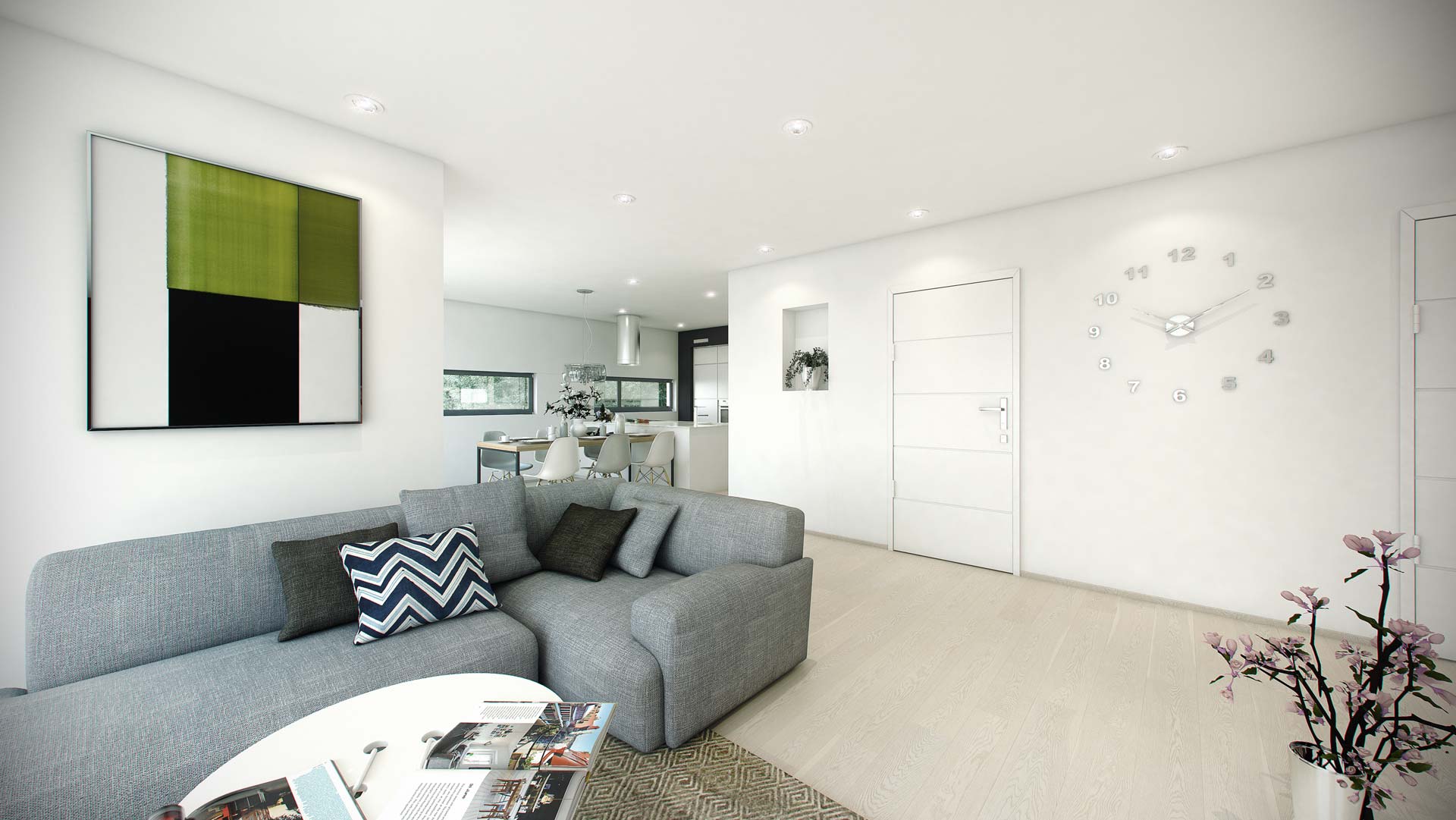 挪威森林中的现代住宅-19