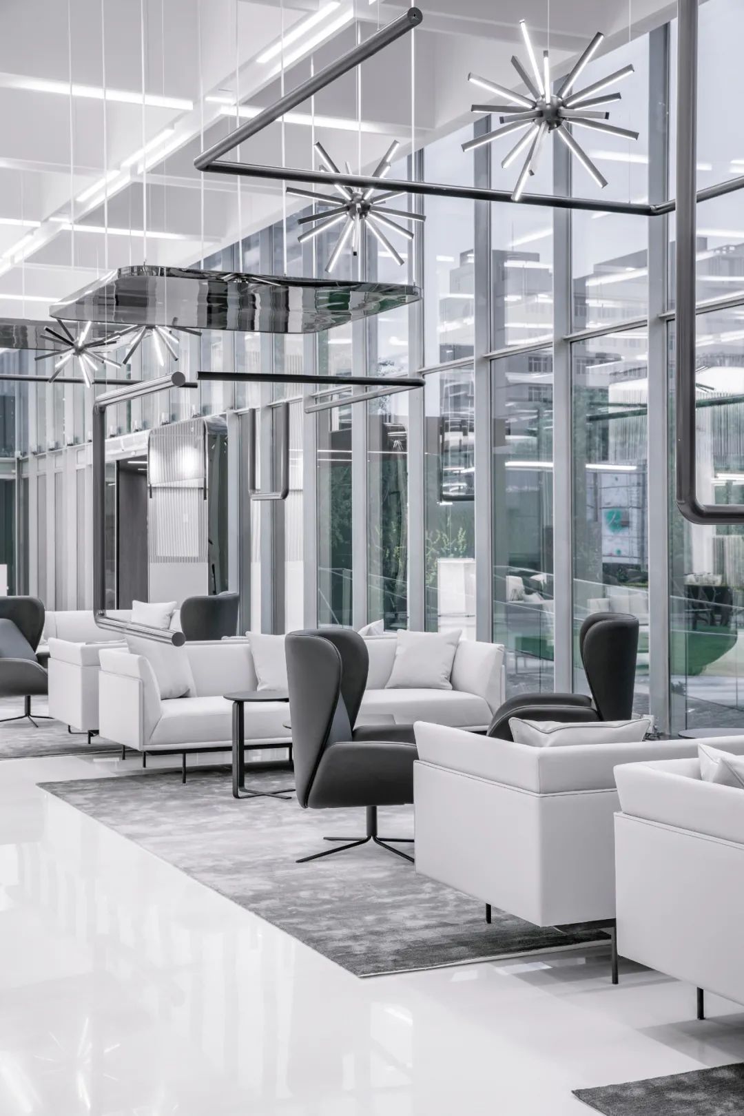 石家庄中电展示中心 / 纯净白色空间的诗意营造-21