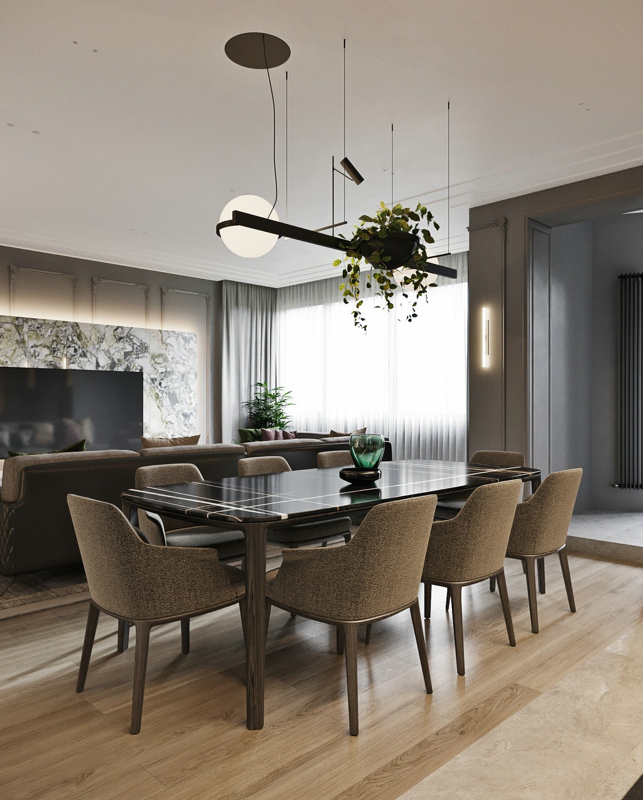 150平 现代欧式 混搭元素！-9