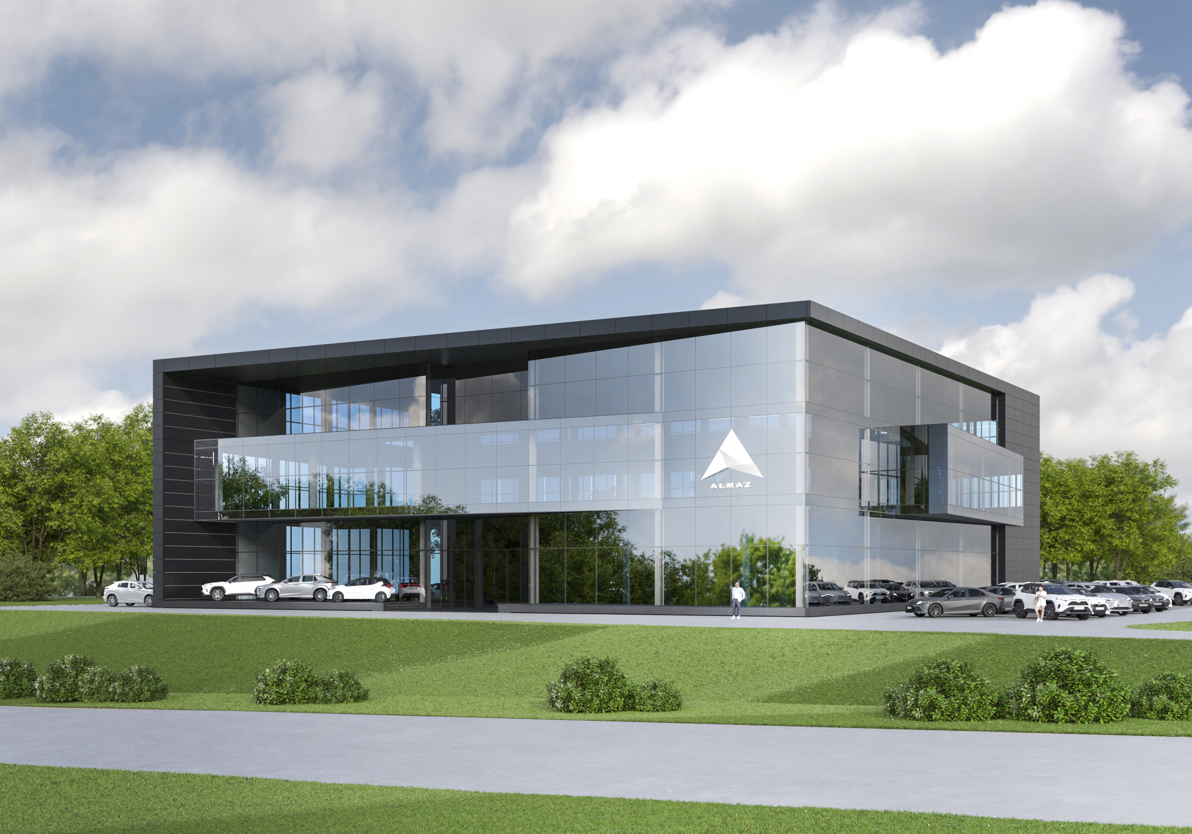 Car showroom in Kiev-5