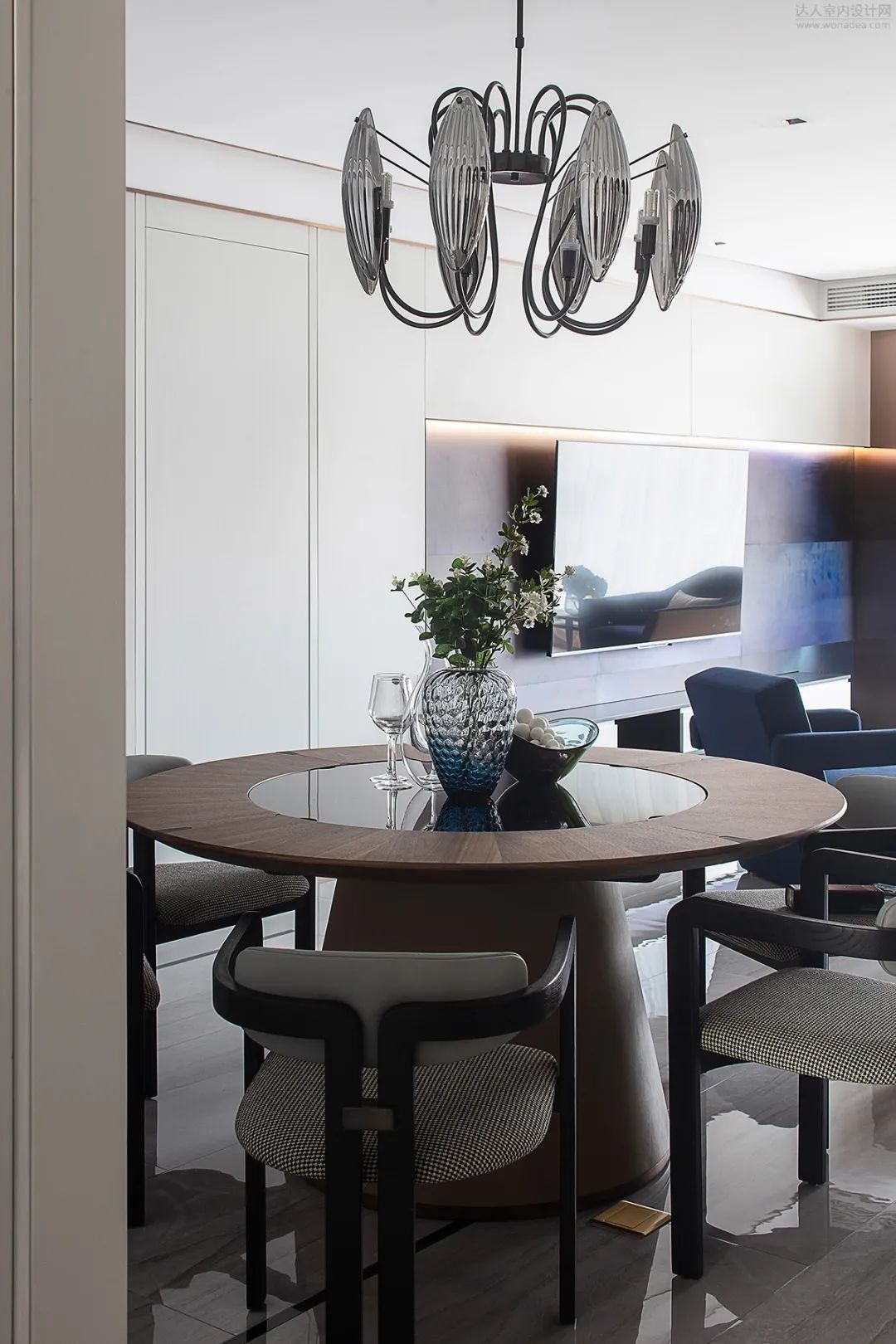 优雅时光 | 160㎡摩登私宅，艺术与生活的完美对话-25