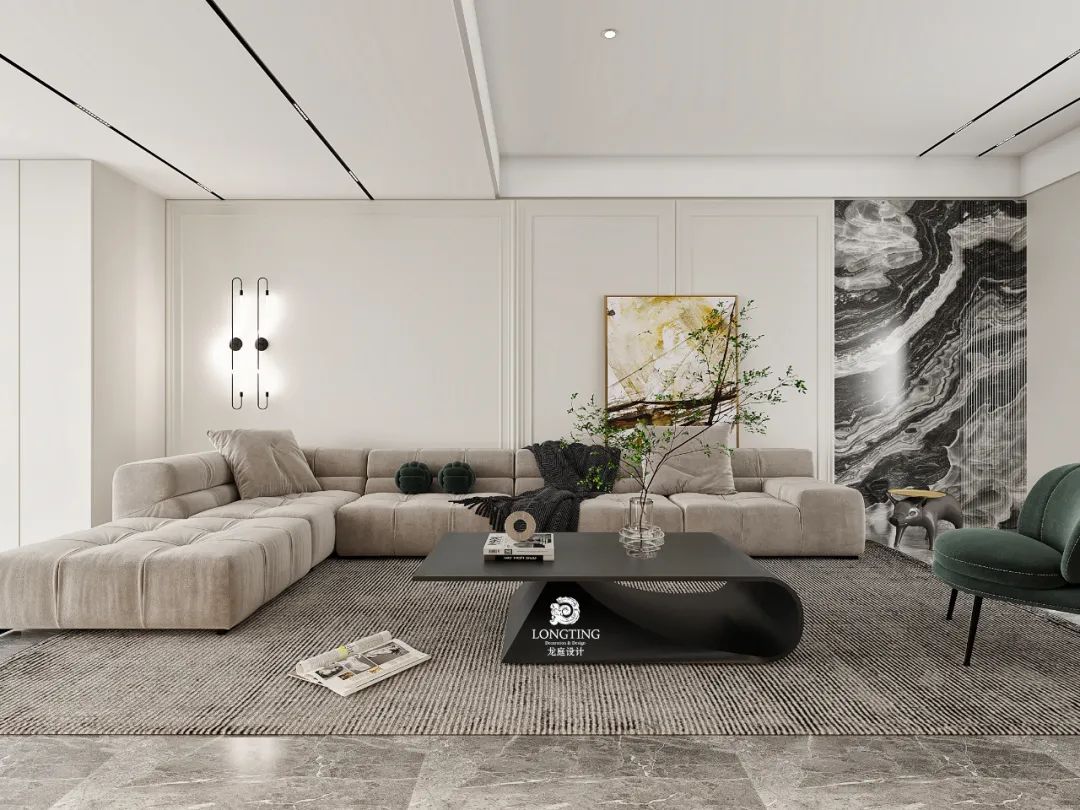 《龙庭设计》无主灯照明打造高级感家居空间丨中国湖州-73