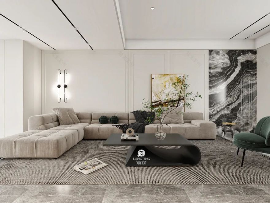 《龙庭设计》无主灯照明打造高级感家居空间丨中国湖州-73