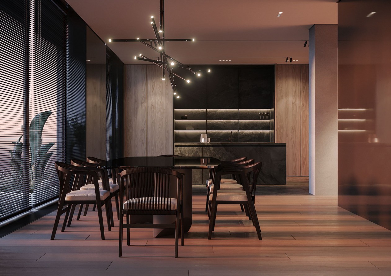 暖色调空间设计 夕阳的气息，既温暖又温馨-6